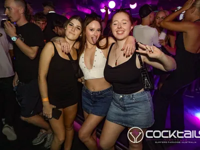 A professional photo of guests enjoying themselves at Cocktails Nightclub from our gallery.