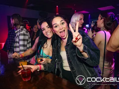 A professional photo of guests enjoying themselves at Cocktails Nightclub from our gallery.