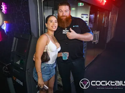 A professional photo of guests enjoying themselves at Cocktails Nightclub from our gallery.