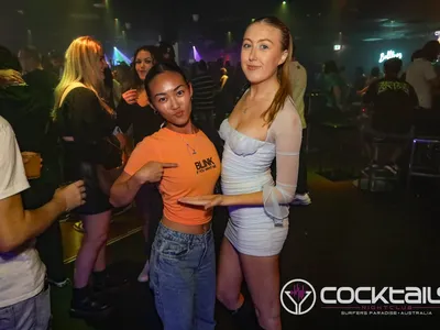 A professional photo of guests enjoying themselves at Cocktails Nightclub from our gallery.