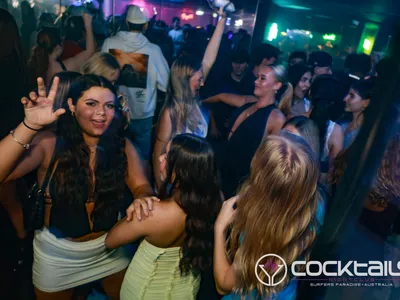 A professional photo of guests enjoying themselves at Cocktails Nightclub from our gallery.