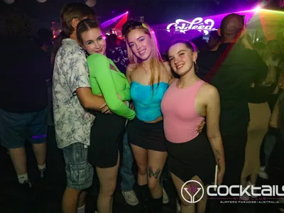 A professional photo of guests enjoying themselves at Cocktails Nightclub from our gallery.