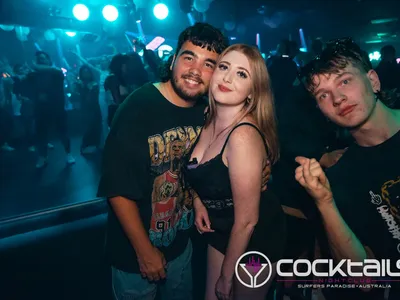 A professional photo of guests enjoying themselves at Cocktails Nightclub from our gallery.