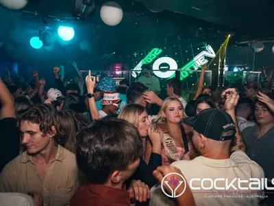 A professional photo of guests enjoying themselves at Cocktails Nightclub from our gallery.