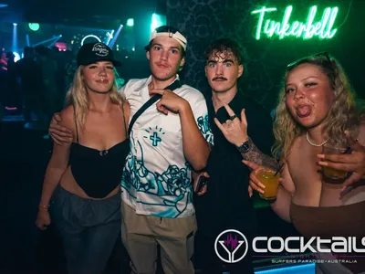 A professional photo of guests enjoying themselves at Cocktails Nightclub from our gallery.