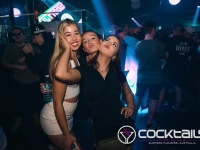 A professional photo of guests enjoying themselves at Cocktails Nightclub from our gallery.