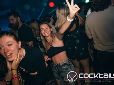 A professional photo of guests enjoying themselves at Cocktails Nightclub from our gallery.