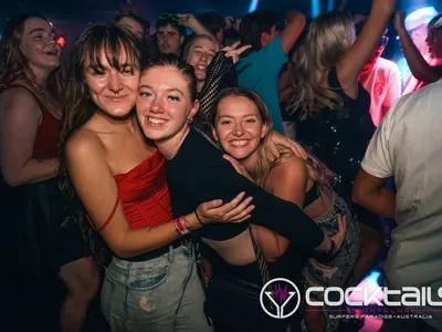 A professional photo of guests enjoying themselves at Cocktails Nightclub from our gallery.