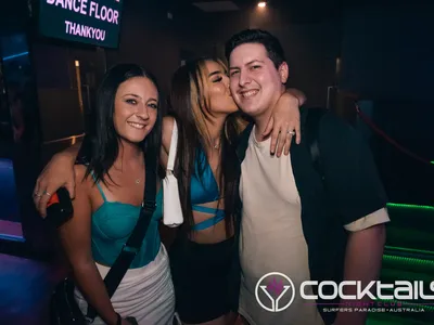 A professional photo of guests enjoying themselves at Cocktails Nightclub from our gallery.