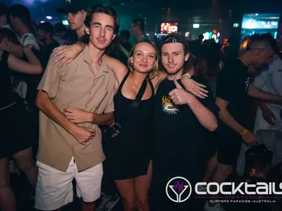 A professional photo of guests enjoying themselves at Cocktails Nightclub from our gallery.