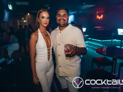 A professional photo of guests enjoying themselves at Cocktails Nightclub from our gallery.