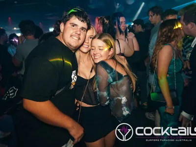 A professional photo of guests enjoying themselves at Cocktails Nightclub from our gallery.