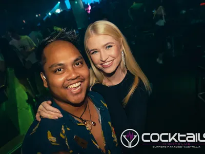 A professional photo of guests enjoying themselves at Cocktails Nightclub from our gallery.