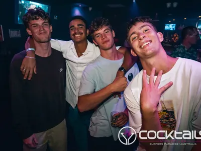 A professional photo of guests enjoying themselves at Cocktails Nightclub from our gallery.