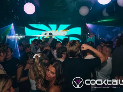 A professional photo of guests enjoying themselves at Cocktails Nightclub from our gallery.