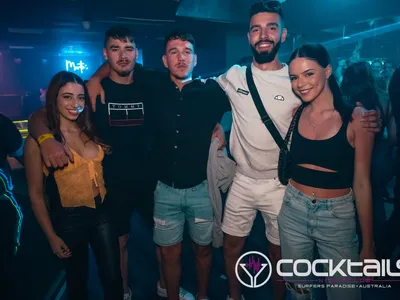 A professional photo of guests enjoying themselves at Cocktails Nightclub from our gallery.