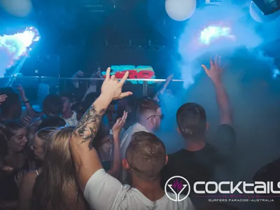 A professional photo of guests enjoying themselves at Cocktails Nightclub from our gallery.