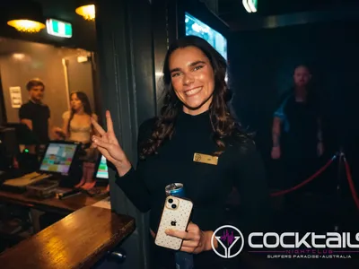 A professional photo of guests enjoying themselves at Cocktails Nightclub from our gallery.