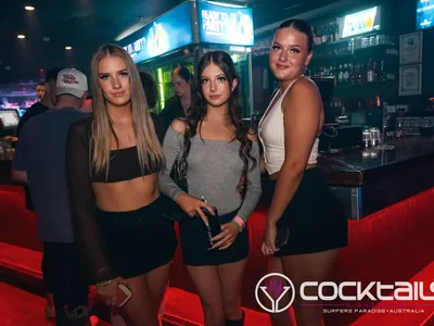 A professional photo of guests enjoying themselves at Cocktails Nightclub from our gallery.