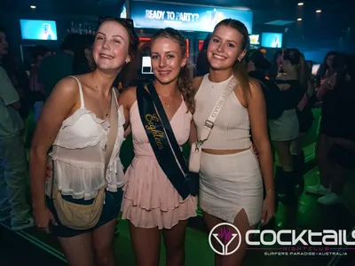 A professional photo of guests enjoying themselves at Cocktails Nightclub from our gallery.