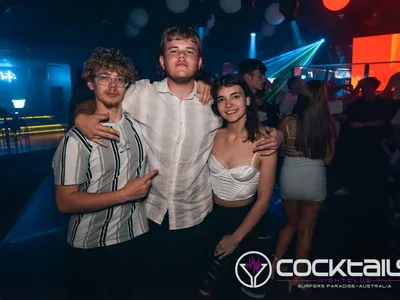 A professional photo of guests enjoying themselves at Cocktails Nightclub from our gallery.