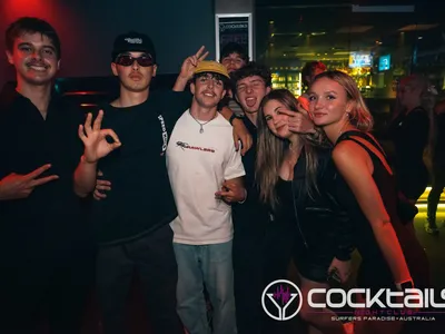 A professional photo of guests enjoying themselves at Cocktails Nightclub from our gallery.