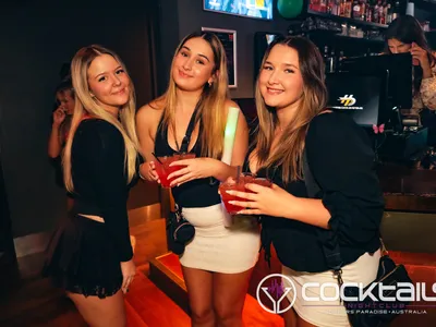 A professional photo of guests enjoying themselves at Cocktails Nightclub from our gallery.