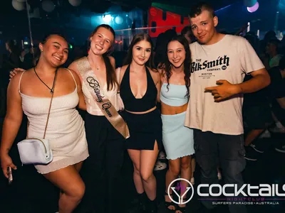 A professional photo of guests enjoying themselves at Cocktails Nightclub from our gallery.