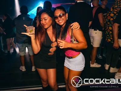 A professional photo of guests enjoying themselves at Cocktails Nightclub from our gallery.