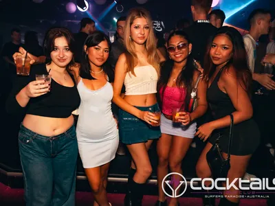 A professional photo of guests enjoying themselves at Cocktails Nightclub from our gallery.