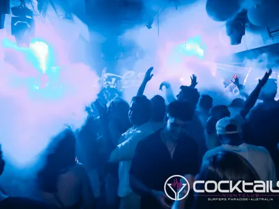 A professional photo of guests enjoying themselves at Cocktails Nightclub from our gallery.