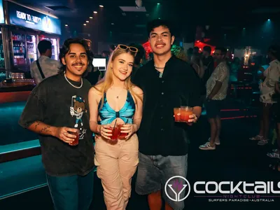 A professional photo of guests enjoying themselves at Cocktails Nightclub from our gallery.