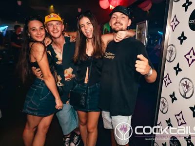 A professional photo of guests enjoying themselves at Cocktails Nightclub from our gallery.