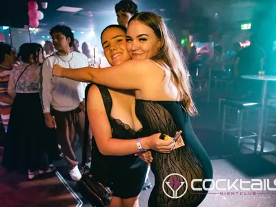 A professional photo of guests enjoying themselves at Cocktails Nightclub from our gallery.