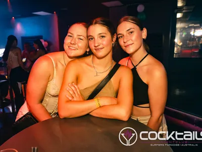 A professional photo of guests enjoying themselves at Cocktails Nightclub from our gallery.