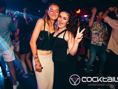 A professional photo of guests enjoying themselves at Cocktails Nightclub from our gallery.