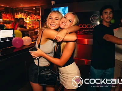 A professional photo of guests enjoying themselves at Cocktails Nightclub from our gallery.