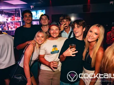 A professional photo of guests enjoying themselves at Cocktails Nightclub from our gallery.