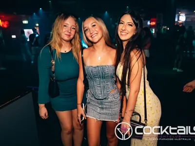 A professional photo of guests enjoying themselves at Cocktails Nightclub from our gallery.