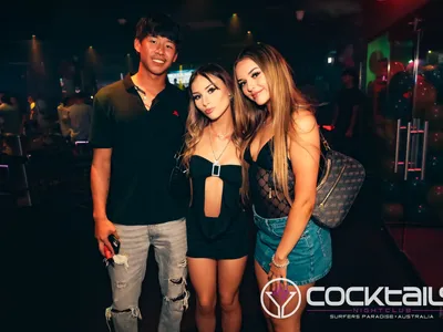 A professional photo of guests enjoying themselves at Cocktails Nightclub from our gallery.