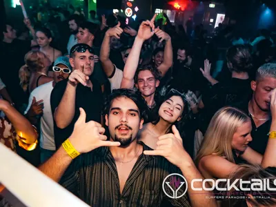 A professional photo of guests enjoying themselves at Cocktails Nightclub from our gallery.