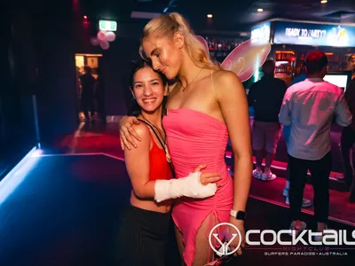 A professional photo of guests enjoying themselves at Cocktails Nightclub from our gallery.