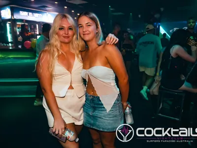 A professional photo of guests enjoying themselves at Cocktails Nightclub from our gallery.