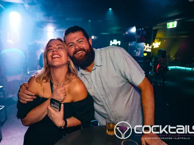 A professional photo of guests enjoying themselves at Cocktails Nightclub from our gallery.