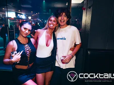 A professional photo of guests enjoying themselves at Cocktails Nightclub from our gallery.