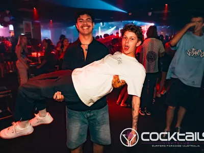 A professional photo of guests enjoying themselves at Cocktails Nightclub from our gallery.