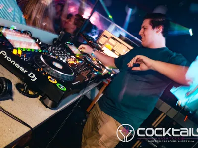 A professional photo of guests enjoying themselves at Cocktails Nightclub from our gallery.