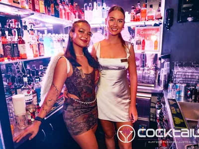 A professional photo of guests enjoying themselves at Cocktails Nightclub from our gallery.