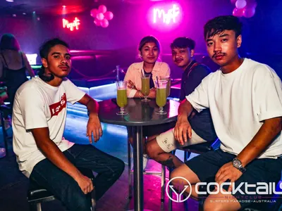 A professional photo of guests enjoying themselves at Cocktails Nightclub from our gallery.