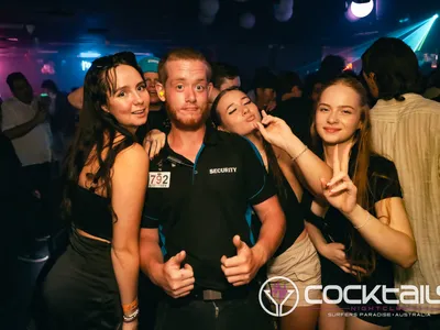 A professional photo of guests enjoying themselves at Cocktails Nightclub from our gallery.